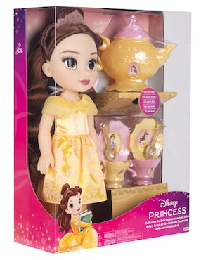 Muñeca Princess Disney Bella y juego de té