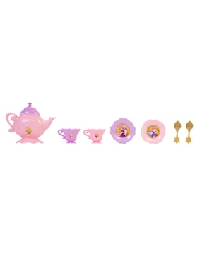Muñeca Princess Disney Rapunzel y juego de té