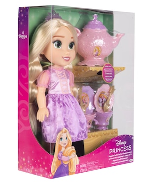 Muñeca Princess Disney Rapunzel y juego de té