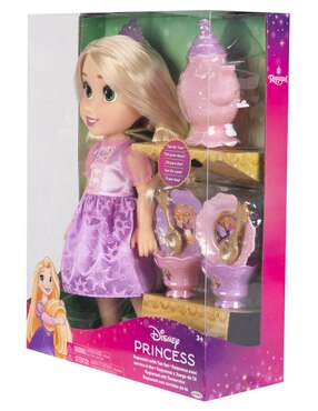 Muñeca Princess Disney Rapunzel y juego de té
