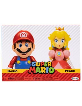 Set figuras acción Super Mario Mario & Princesa Peach Nintendo
