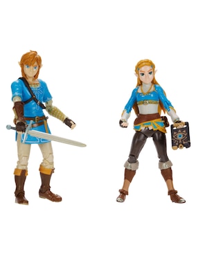 Set figuras articulada The Legend of Zelda Link y Zelda collectors