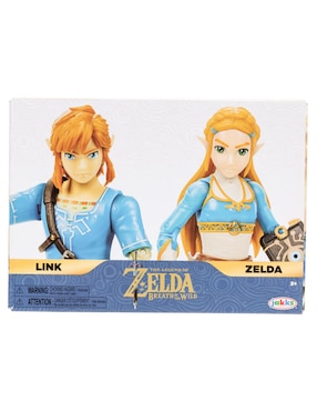 Set figuras articulada The Legend of Zelda Link y Zelda collectors