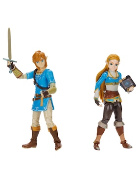 Set figuras articulada The Legend of Zelda Link y Zelda collectors