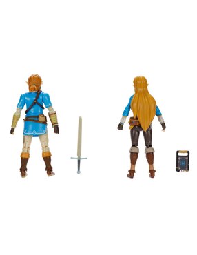 Set figuras articulada The Legend of Zelda Link y Zelda collectors