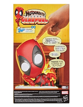 Figura Marvel Deadpool deluxe con luz y sonido
