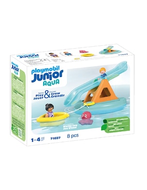 Playmobil Isla de baño con tobogán Junior Aqua