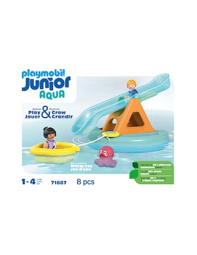 Playmobil Isla de baño con tobogán Junior Aqua