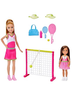 Set Muñeca Barbie Clases De Tenis