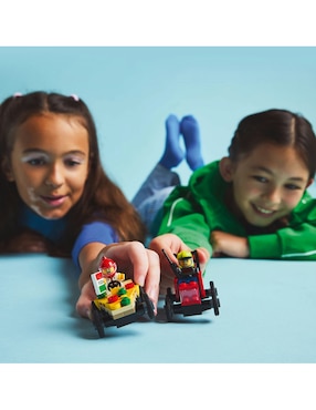 Lego Pack de Autos de Carreras: Pizza vs. Camión de Bomberos 60458 City