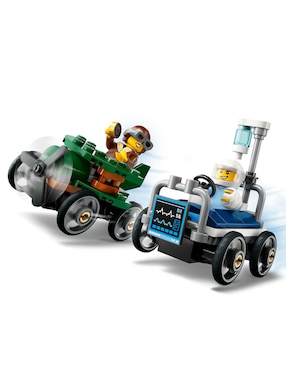 Lego Pack de Autos de Carreras: Avión vs. Cama de Hospital 60459 City