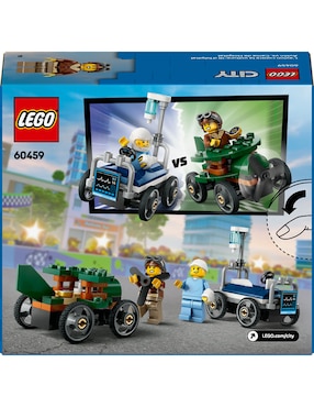Lego Pack de Autos de Carreras: Avión vs. Cama de Hospital 60459 City