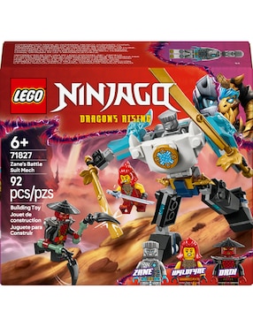 Lego Armadura Robótica de Combate de Zane 71827 Ninjago
