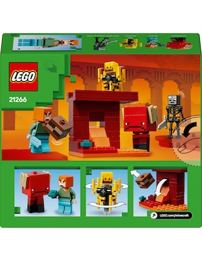Lego La Batalla de Lava del Inframundo 21266 Minecraft
