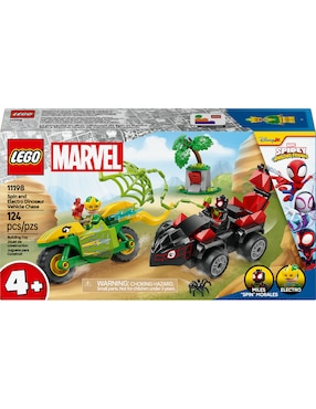 Lego Spin y Electro: Duelo de Vehículos Dinosaurio 11198