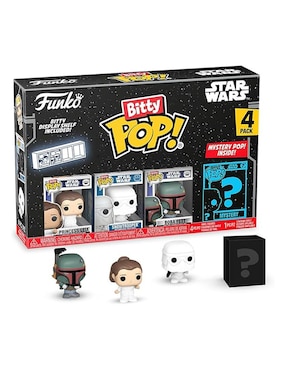 Figura Star Wars Princess Leia, Snowtrooper y Boba Fett