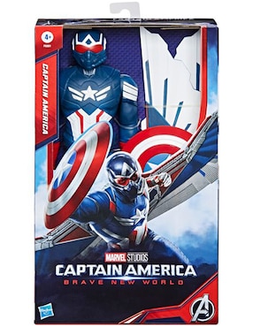 Figura articulada Captain America Brave New World Capitán América titan hero articulado