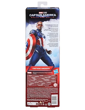 Figura articulada Captain America Brave New World Capitán América collectors articulado