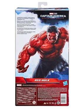Figura articulada Captain America Brave New World Red Hulk titan hero articulado