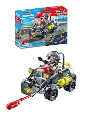 Playmobil City Action Fuerzas Especiales - Quad Multiterreno 71147