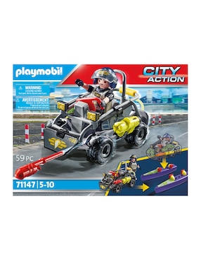 Playmobil City Action Fuerzas Especiales - Quad Multiterreno 71147
