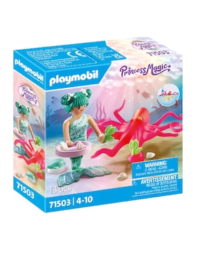 Playmobil Princess Magic Sirena con pulpo que cambia de color 71503