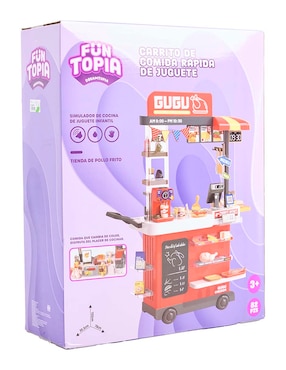 Carrito de comida rápida de juguete Funtopia juego de rol para niños
