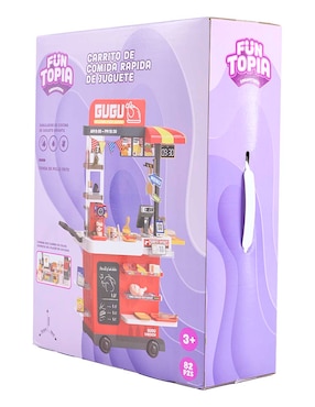 Carrito de comida rápida de juguete Funtopia juego de rol para niños
