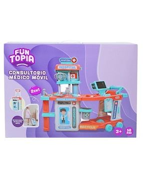 Consultorio Mérdico Móvil Funtopia juego de rol para niños