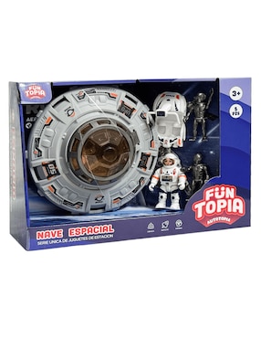 Set Nave Espacial Serie Única de Juguetes de Acción Funtopia