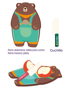 Corta y Juega Set de Frutas y Verduras Funtopia juego de rol para niños