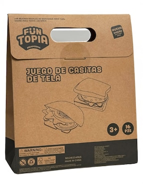 Juego de casitas de tela Funtopia juego de rol para niños