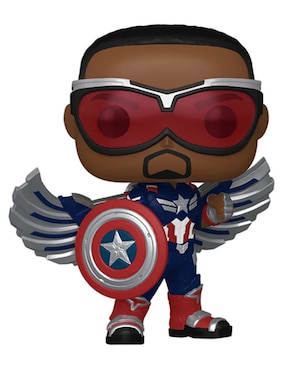 Figura Captain America Brave New World Captain America chase cabeza oscilante