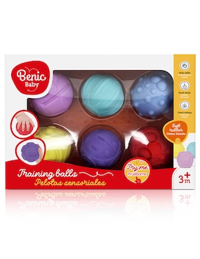 Set Pelotas Sensoriales Benic Baby