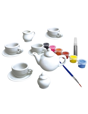 Pinta tu propio set de té Step 2 juego arte y manualidades para niña
