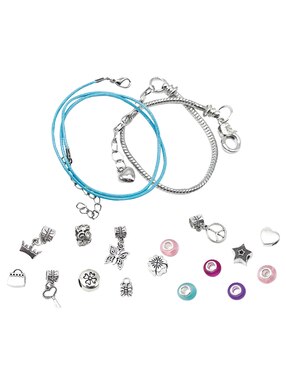 Set 2 en 1 de alhajeros y pulseras Glow me up