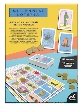 Lotería Millenial Novelty