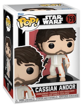 Figura Star Wars Cassian Andor chase cabeza oscilante