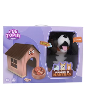 Peluche de perro Funtopia de 19 cm