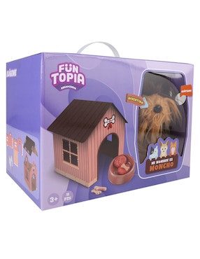 Peluche de perro Funtopia de 19 cm