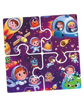 Rompecabezas astronauta 4 en 1 Funtopia 174 piezas