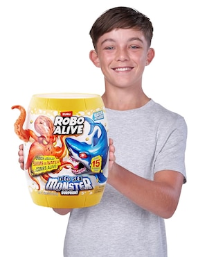 Figura sorpresa Deep Sea Monster Robo Alive