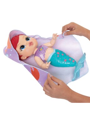 Muñeca Bebé Ariel se da un baño Disney