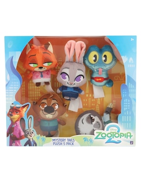 Set de peluches Disney Zootopia de 25 cm