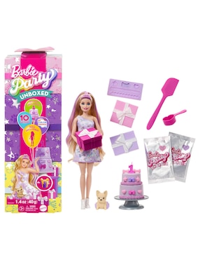 Muñeca Barbie Fiesta de Mascotas Sorpresa