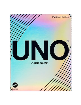 UNO Juego de mesa Platinum Mattel