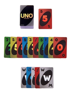 UNO Juego de mesa Platinum Mattel