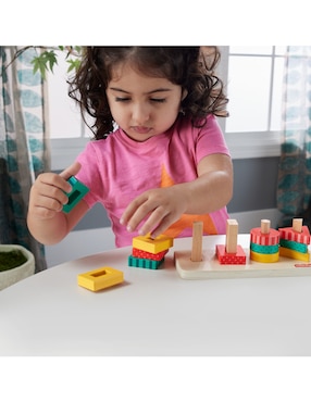 Tablero de bloques Fisher Price con 13 piezas