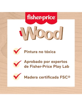 Tablero de bloques Fisher Price con 13 piezas