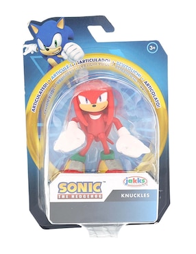 Figura de acción articulada Sonic The Hedgehog Knuckles con movimiento